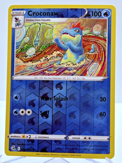 Croconaw - 056/264 - Uncommon - Reverse Holo - Pokemon Fusion Strike - NEAR MINT - Image 1