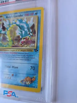 2000 Pokemon PSA 10 Gem Mint Gym Challenge 1st Edition Misty’s Gyarados #13 - Image 2