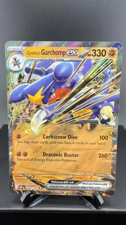 2025 Pokemon Cynthia's Garchomp ex #104/182 Holo - Image 1