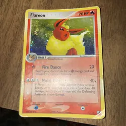 Pokemon Tcg Flareon Unseen Forces Reverse Holo Stamped 5/115 - Image 1