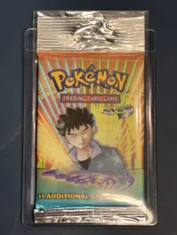 Wizards of the Coast Pokemon TCG Gym Hero’s Booster Pack Long Crimp Sealed - Image 1