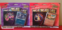 Pokemon TCG Ascended Heroes Tech Sticker Collection Gastly & Charmander SET OF 2 - Image 1