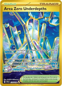 Pokemon Area Zero Underdepths 174/142 Sv07: Stellar Crown Secret Rare Holo - Image 1