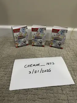 Pokemon TCG: S&V Prismatic Evolutions Booster Bundle (6pks) LOT OF 3 SEALED ✅ - Image 1