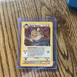Dark Raichu Holo 83/82 Pokemon LP Almost Put This One On As Near Mint - Image 4