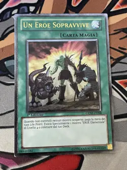 Yu-Gi-Oh! A Hero Lives Ultimate Rare GENF-IT098 ITALIAN 1st Ed. LP (2 Available) - Image 2