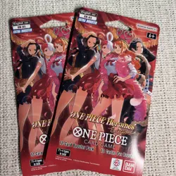 One Piece TCG Sleeved Booster Pack EB03 Heroines Edition New Sealed - 2 Packs - Image 2