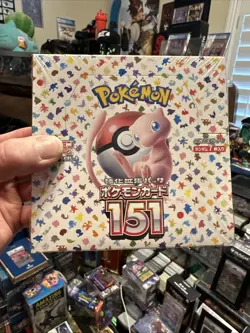 JAPANESE Pokemon Card 151 SEALED BOOSTER BOX - 20 Booster Packs - Pokemon TCG - Image 1
