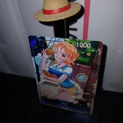 One Piece TCG P-053 Nami Japanese Promo Full Art Foil Card Mint Condition - Image 4