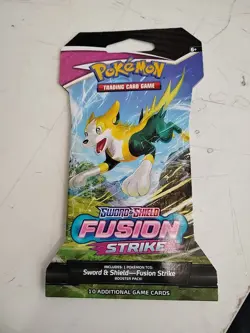 Pokemon TCG Sword&Shield Fusion Strike Booster Pack Random Art - 1 Pack=10 Cards 820650809170 - Image 1