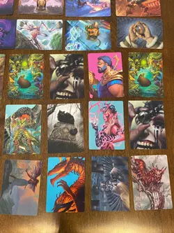Lot of 62 Art Series Cards Some with Gold Signatures Magic the Gathering MTG - Image 2
