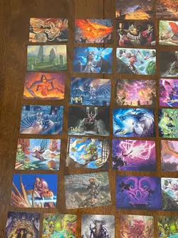 Lot of 62 Art Series Cards Some with Gold Signatures Magic the Gathering MTG - Image 4