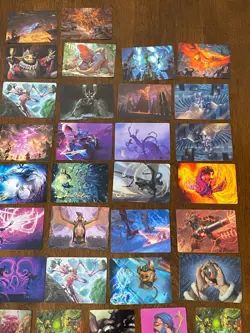 Lot of 62 Art Series Cards Some with Gold Signatures Magic the Gathering MTG - Image 5