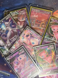 Mew Pokemon Card Lot | 13 Cards | VMAX, V, EX, Full Art | Mewtwo | NM Or Better - Image 1