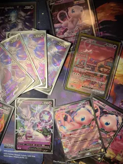 Mew Pokemon Card Lot | 13 Cards | VMAX, V, EX, Full Art | Mewtwo | NM Or Better - Image 3