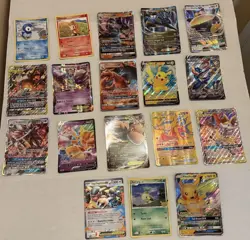 Lot Of 18 Oversized Pokemon Cards EX, GX, Pikachu, Charizard, Mewtwo, Snorlax, 636996769661 - Image 1
