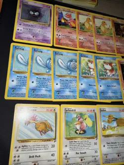 Vintage 1999 Pokemon 15 Card Lot Base Set 2 Charmander Gastly Charmeleon - Image 2