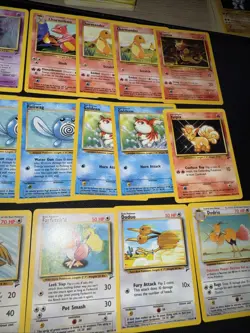 Vintage 1999 Pokemon 15 Card Lot Base Set 2 Charmander Gastly Charmeleon - Image 3