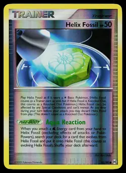 Pokemon Card - Helix Fossil Arceus 93/99 Common Reverse Holo - Image 1