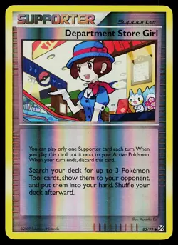 Pokemon Card - Department Store Girl Arceus 85/99 Uncommon Reverse Holo - Image 1