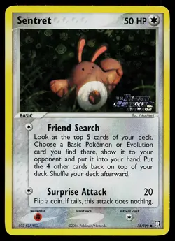 Pokemon Card - Sentret Team Rocket Returns 75/109 Common Reverse Holo STAMPED - Image 1