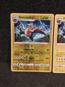 Dracozolt x Dracozolt Reverse Holo Rare Pokemon Trading Cards - Collectible TCG - Image 2