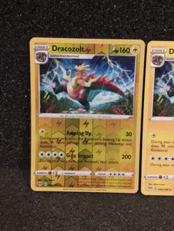 Dracozolt x Dracozolt Reverse Holo Rare Pokemon Trading Cards - Collectible TCG - Image 3