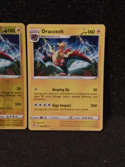 Dracozolt x Dracozolt Reverse Holo Rare Pokemon Trading Cards - Collectible TCG - Image 4