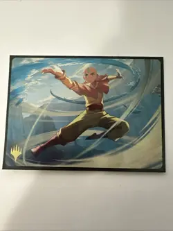 Aang, Swift Savior Art Card (Gold-Stamped Planeswalker Symbol) NM - Image 1