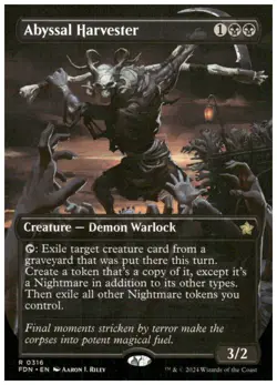 Foundations #316 Abyssal Harvester (Borderless) - Image 1