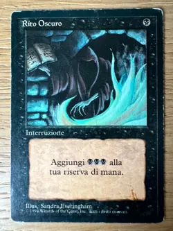 MAGIC - Dark Ritual / ITA First Edition - MTG ITA FBB - Image 1