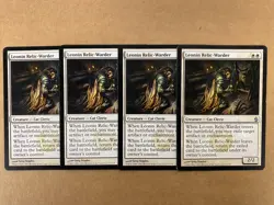MTG 4x Leonin Relic-Warder 10 Mirrodin Besieged Magic the Gathering x4 LP - Image 1