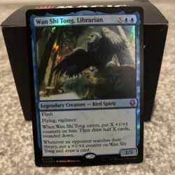 Magic The Gathering - Wan Shi Tong Librarian - PRERELEASE STAMPED - Foil - NM - Image 1