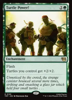 Turtle Power! TMT NM MTG - Image 1