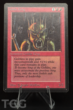 Goblin King - 1993 Magic the Gathering - Limited Edition Beta Regular - Image 1