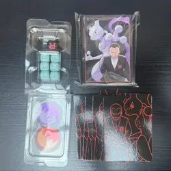 Pokemon TCG Destined Rivals ETB Accessories Sleeves Dice No Packs or Promo - Image 1