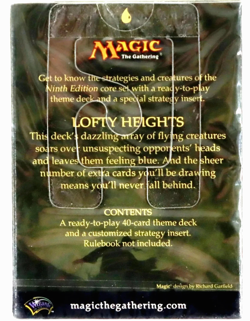 MTG * 9th Edition Core Set * Theme Deck - Lofty Heights - New Sealed [English] - Image 2