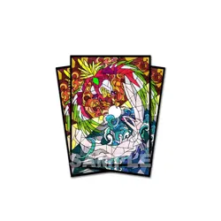 60PCS Trading Card Pokemon TCG Eevee Card Sleeves 67X92mm Standard Size - Image 1