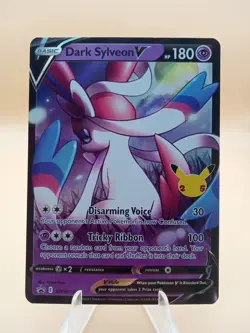 2021 Pokemon Celebrations Dark Sylveon V #134 - Image 1