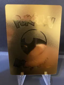 Mecha Pikachu EX Gold Foil Fan Art Pokemon - Image 2