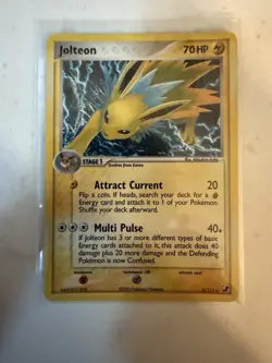 Pokemon Jolteon 8/115 EX Unseen Forces Holo Rare Stage 1 70HP Multi Pulse - Image 1