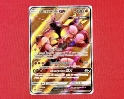 Pokemon TCG Buzzwole GX Holo Secret Rare 104/111 Crimson Invasion Near Mint - Image 1