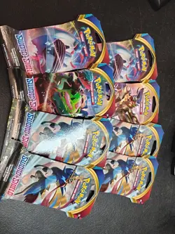 Pokemon Sword & Shield Base Set Sleeved Packs LOT OF 8 PACKS Sealed - Image 1