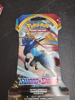 Pokemon Sword & Shield Base Set Sleeved Packs LOT OF 8 PACKS Sealed - Image 2