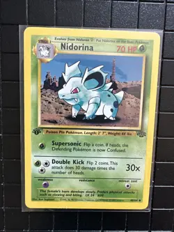 Carte Pokemon Nidorina 40/64 Edition 1 Jungle Wizards FR - Image 1
