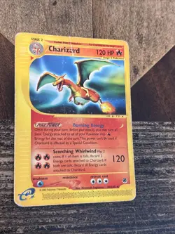 Pokemon TCG - Charizard 40/165 Non-Holo Expedition HP See Pics - Image 2