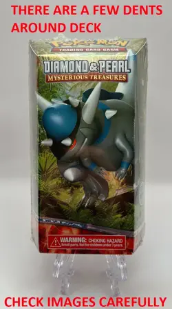 (402933) Pokemon Diamond & Pearl Mysterious Treasures - Factory Sealed Deck - Image 2
