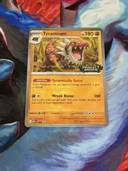 Tyrantrum Prerelease Promo (MEP066) - Holo - Perfect Order Stamp NM Pokemon TCG - Image 1