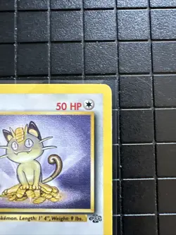 Pokemon TCG Meowth Jungle 56/64 Regular 1st Edition Common - Image 4