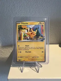 Pokemon TCG Pikachu Rain City Showcase Promo Card Limited Edition - Image 1